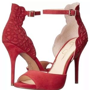 Jessica Simpson Red High Heel Pumps